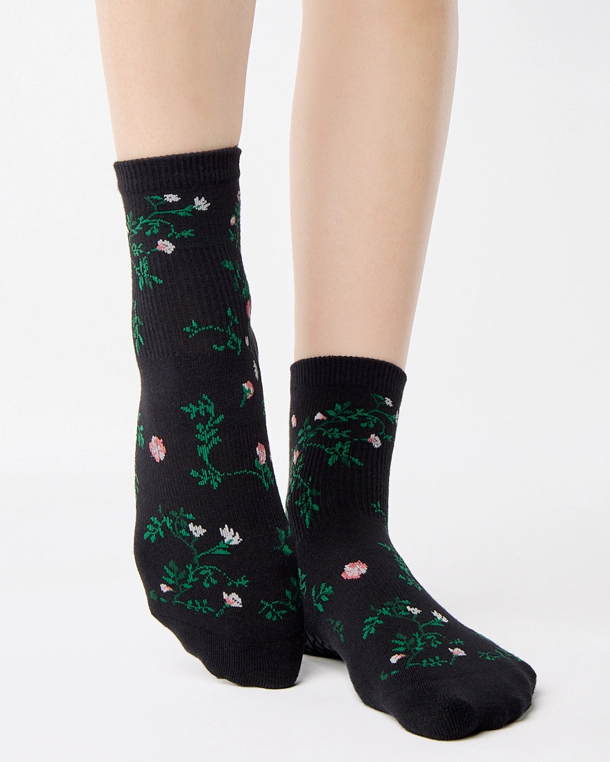 Pointe Studio Dames Rose Garden Enkel Grip Sok